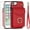 Red, variant on MYKOMI Phone Case for iPhone 7/8/SE 2020/2022 Wallet Cover with HD Screen Protector and RFID Ring Card Holder Cell iPhone7 iPhone8 7s 8s i SE2020 SE2022 2/2nd/3/3rd Generation SE2 SE3 Women Men