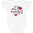 thumbnail image 3 of Inktastic Lil Miss Love Bug with Lady Bug and Hearts Girls Baby Bodysuit, 3 of 5