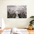 thumbnail image 3 of Elephant Stock Sakura Passage Wall Art - Horizontal Canvas Wall Art - Living Room Wall Decor - Floral And Botanical Canvas - Brown And Green Decor - 12" x 8", 3 of 8