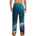 thumbnail image 7 of Salouo Fantasy Underwater Adventure Print Pajama Pants for Men, Lounge Pants Elastic Waistband Casual Men's sleepwear Loungewear Sleep Pajama Pant -Small, 7 of 7