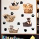 thumbnail image 3 of Gwong Decoración hogareña Dibujos animados de pata perro cachorro extraíble papel tapiz de pared etiqueta de pared DIY decalada Decoración de la habitación de los niños Gwong 21028554, 3 of 6