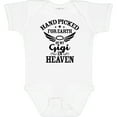 thumbnail image 3 of Inktastic Handpicked for Earth by My Gigi in Heaven with Angel Wings Boys or Girls Baby Bodysuit, 3 of 5