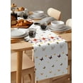 thumbnail image 6 of nqOlkjepod Red Yellow Butterfly Table Runner 90 Inches Long Farmhouse Dress Scarves, Colorful Summer Farmhouse Retro Dining Tablerunner for Coffee Table/Kitchen Island/Party Décor, 13" x 90", 6 of 8
