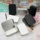 thumbnail image 2 of Caja de hojalata de metal de 8 piezas con tapa, lata de aluminio rectangular pequeña a prueba de óxido, caja de hojalata pequeña para suministros en miniatura, caja de hojalata para almacenamiento en, 2 of 5