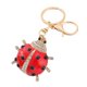 thumbnail image 1 of Llavero Creative Ladybug, diamantes de imitación, escarabajo, aleación de zinc, 1 of 2