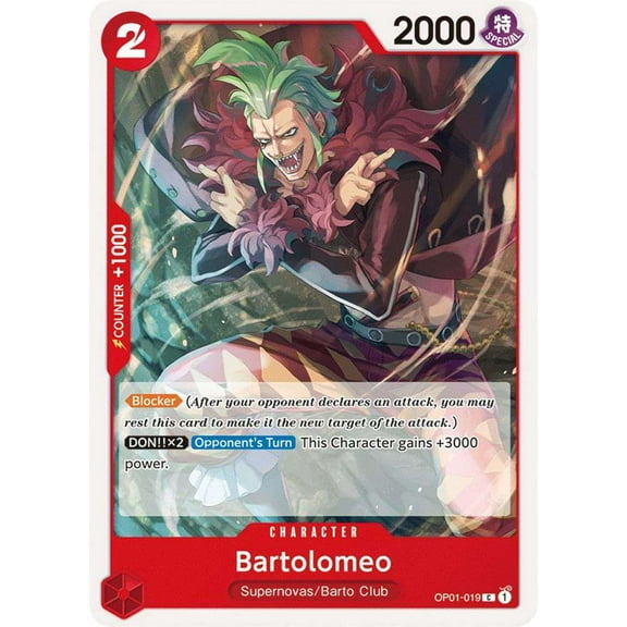 One Piece Romance Dawn Common Bartolomeo OP01-019