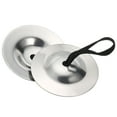 thumbnail image 1 of Unique Bargains Finger Cymbals, 1 Pcs 2.08 Diameter Iron Silver, 1 of 5