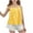 Yellow, variant on Diufon Girls Tank Tops Kids Summer Crewneck Sleeveless Shirts Casual Sport Dance Yoga Vest Shirts