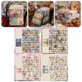 thumbnail image 5 of Handmade Materials Paper Retro Background Decorative Stickers Book Collage, 5 of 12