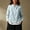 Light Blue, variant on Floleo Women's Embroidered Mandarin Collar Blouse Long Sleeve Frog Button Closure Loose Fit Casual Retro Top with Floral Pattern for Spring Fall