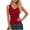#488-Wine, variant on Roncen V Neck Racer Back Tank Top for Women Padded Ribbed Long Tank Fitted Basic Cami Tops
