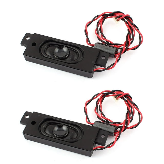2 piezas 2W 8 Ohm Conector Balanceado Altavoz Amplificador de Imán Rectangular