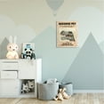 thumbnail image 2 of Ziwei Li Missing Pet Dinosaur Sign T-Rex Ancient Reptile 16 in x 20 in Painting Canvas Art Print, by Stupell Home Décor, 2 of 3