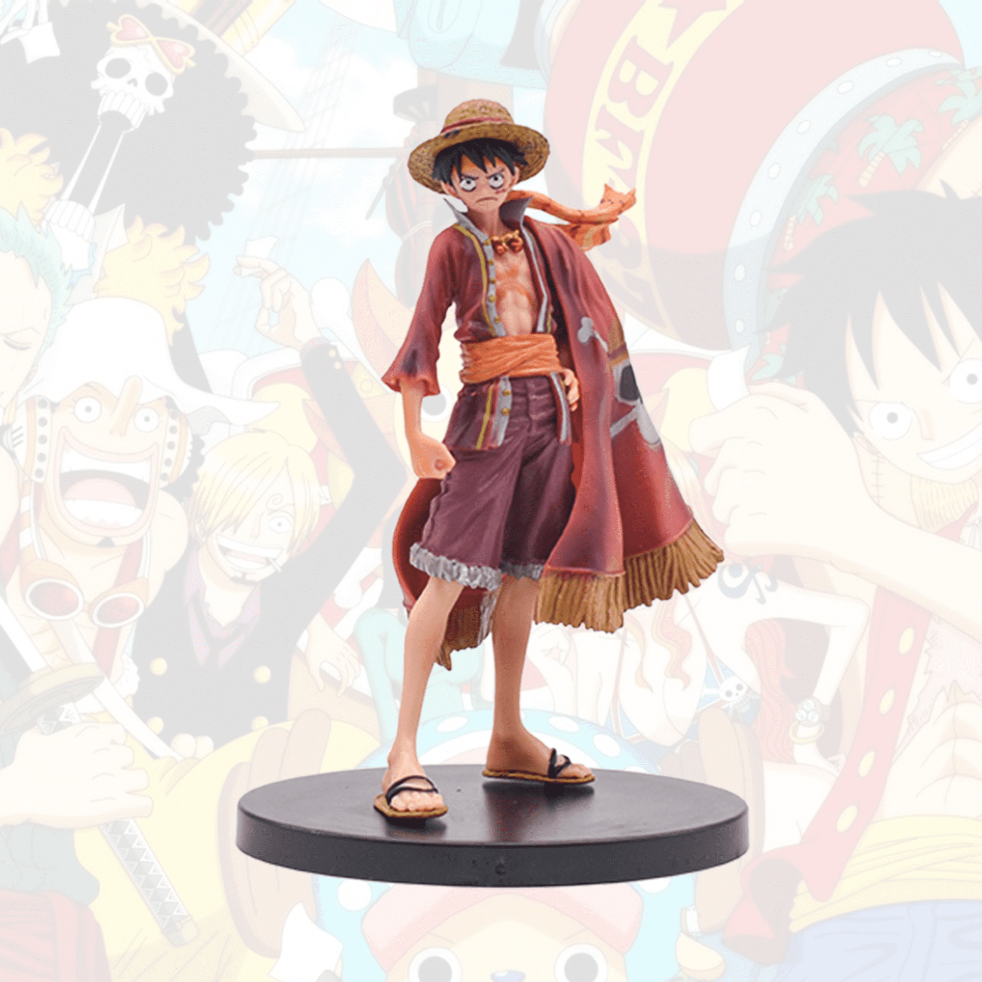 Anime One Piece Monkey D Luffy Action Figure 17CM PVC Statue Model with Box 6.5 