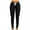 Black, variant on qolati Womens Slim Fit Leggings Pants Elastic Waist Drawstring Pencil Pants Casual Fitness Workout Sweatpants