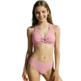thumbnail image 1 of Girls Swimsuit Little Girls Swimwear 2 Pc Pcshort Sleeve Solid Color Split for Kids, 1 of 8