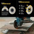 thumbnail image 3 of 5pc Porous Widened Cutting Blade,Discos Para Cortar,Indestructible Disc for Angle Grinder,Cutting Grinding Wheel Disc, 3 of 7