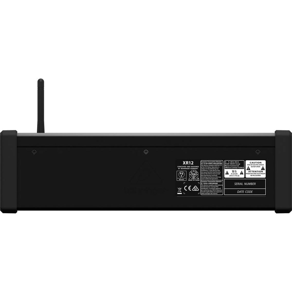 Behringer X Air XR12 12-Input Digital Mixer with 4 Programmable MIDAS Preamps for iPad/Android Tablets, Bundle with TAPH100 Headphones & 2x 25' XLR Microphone Cable