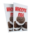 thumbnail image 4 of A-frame Sidewalk Whoopie Pies 24" x 36" Double Sided A-Frame Sidewalk Sign, Includes 2 Plastic Inserts | Foldable Portable White Signicade Sandwich Board Signs, 4 of 5