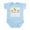 Sky Blue, variant on CafePress - Colombian Chick Infant Bodysuit - Baby Light Bodysuit, Size Newborn - 24 Months