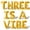 Gold, variant on Letter Balloons - THREE IS A VIBE 16" Inch Alphabet Letters Foil Mylar Balloon 3rd Birthday Party Banner (Green)