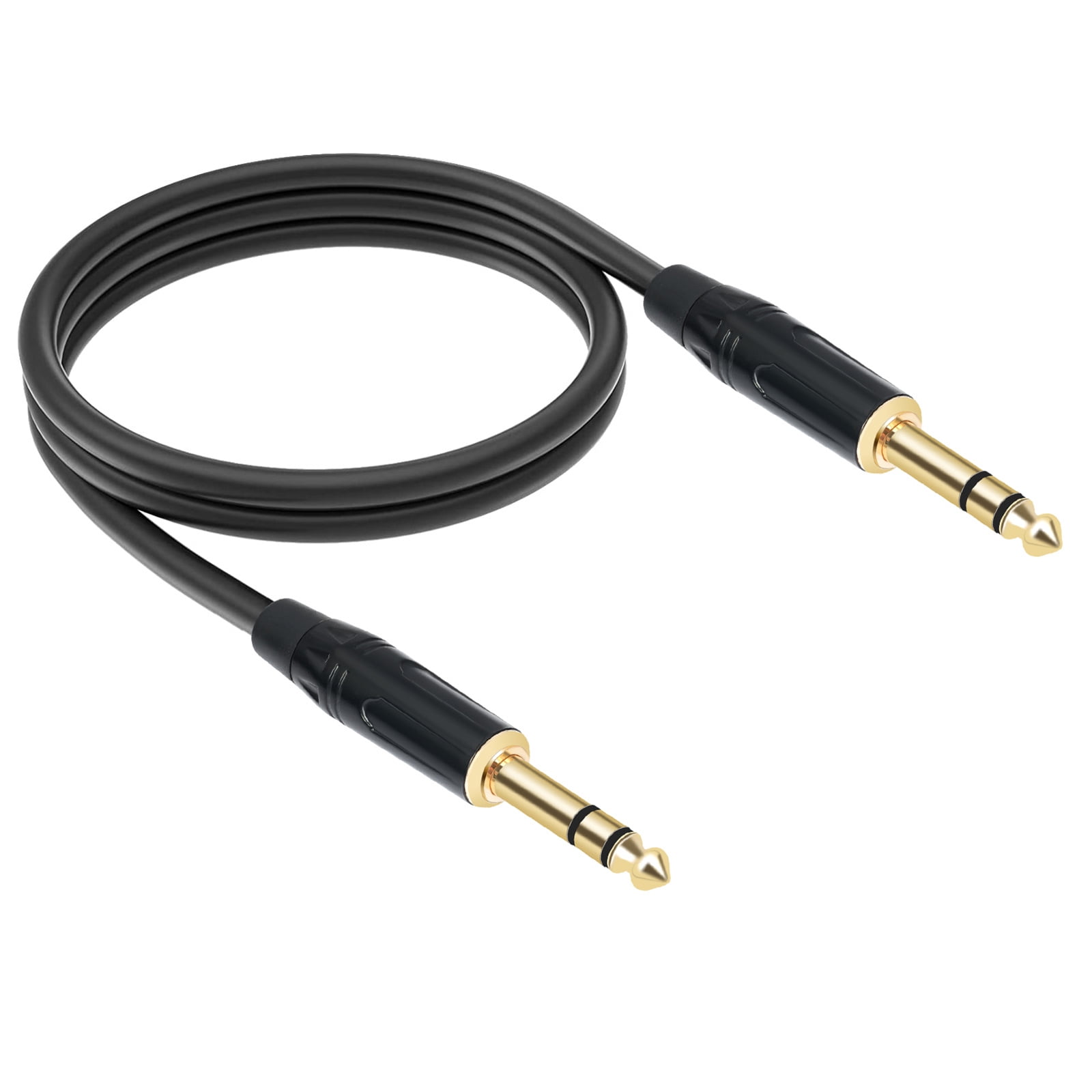 6.35mm Instrument Cable 6.35mm 1/4" Cable Unbalanced Guitar Patches Cords/Instrument Cable Male to Male Cable
