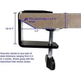 thumbnail image 6 of ApexDesk Single Monitor Arm Desk Mount – Adjustable Height Gas Spring – VESA Mount with C Clamp & Mounting Base – Computer Monitor Stand for Screen up to 32 inch – Holds up to 20 lbs., 6 of 9