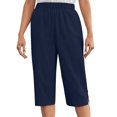 thumbnail image 4 of Summer Savings Clearance! Womens Solid Color Pocket Bottom Slit Pants Sales Today Clearance!, 4 of 9