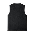 thumbnail image 2 of Vest small fragrant style retro fashion light luxury versatile commuting round neck coarse woolen top, 2 of 10