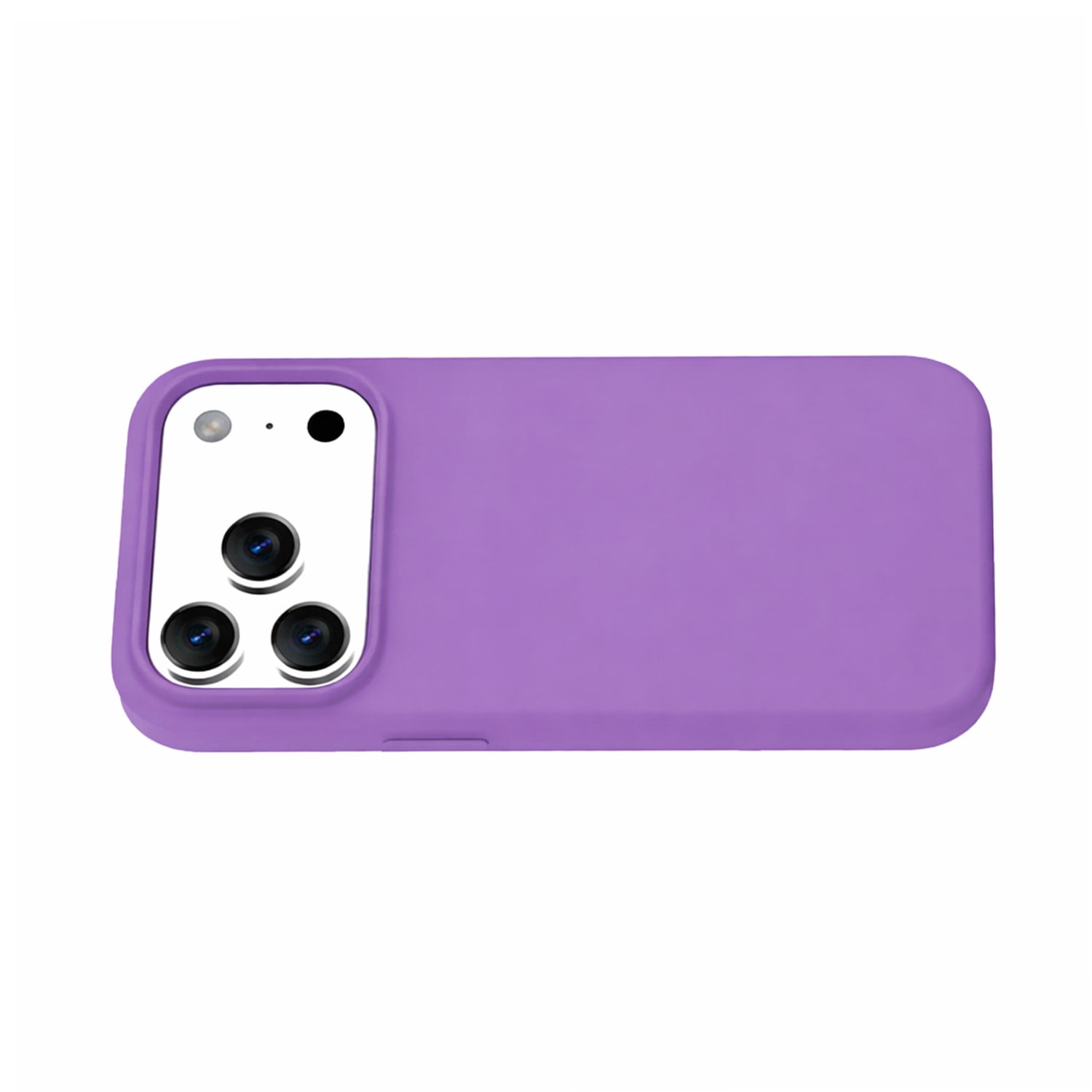 Magnetic Silicone Case for iPhone 17 Pro - Purple