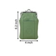 thumbnail image 6 of Leather Cigarette Case Pack Holder Regular or 100's Lighter Pocket, Soft Green, 6 of 7