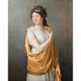 thumbnail image 2 of Marie-Guillemine Benoist 15x18 Gold Ornate Wood Frame and Double Matted Museum Art Print Titled - Portrait of a Lady (ca. 1799), 2 of 4