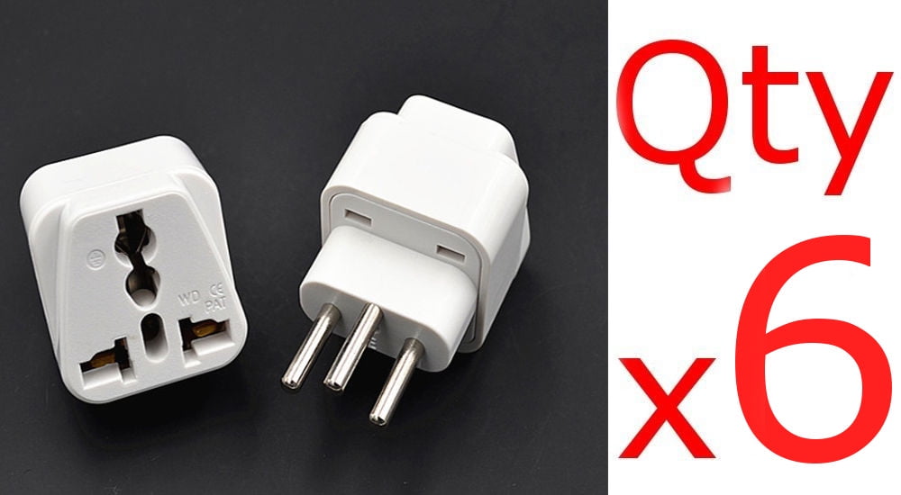 6 Pack Eu Au Uk Us To Switzerland Travel Adapter Plug Type J Swiss 6 Pack Eu Au Uk Us To Switzerland Travel Adapter Plug Type J Swiss Converter