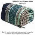 thumbnail image 3 of Sábana De Cajón Queen Size Polar Térmica Caliente + Morral, 3 of 4