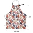 thumbnail image 5 of Lsque Starfish Shell Waterproof Apron Chef Aprons for Men Heavy Duty Chemical Work Apron Extra Long Grilling Aprons with Adjustable Bib Apron, 5 of 9