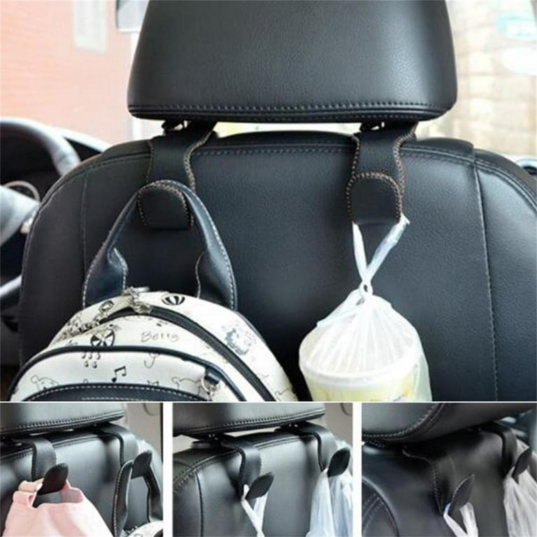 PU Leather Car Seat Organizer with Foldable Table Tray Backseat