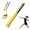 Color 8, variant on Adjustable Intensity Badminton Swing Trainer with PP Handle, 11.8" Swing Trainer