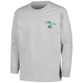 thumbnail image 2 of Youth Gray Tulane Green Wave Retro Script Long Sleeve T-Shirt, 2 of 3