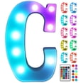 thumbnail image 1 of Luces LED en Forma de Letras Coloridas Foaky - Señal Decorativa con Marquee, 1 of 6