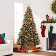 thumbnail image 2 of Árbol de Navidad Best Choice Products 7.5 pies Madera de Pino Esmerilado, 2 of 7