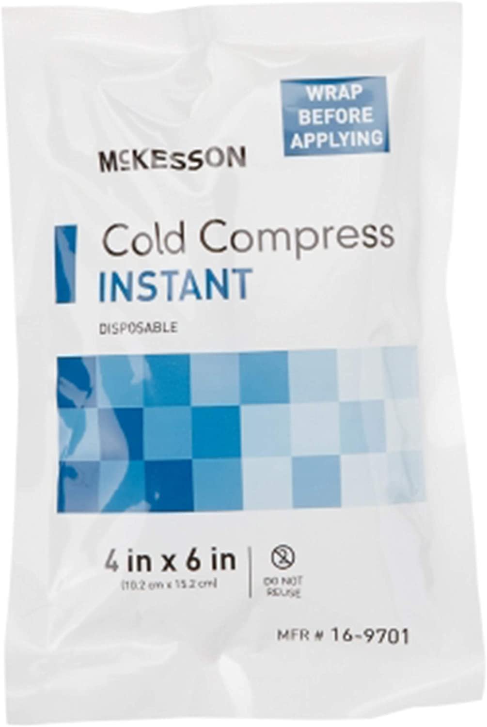 AMZ Supply Instant Cold Disposable Ice Packs 4 x 6. First Aid Cold
