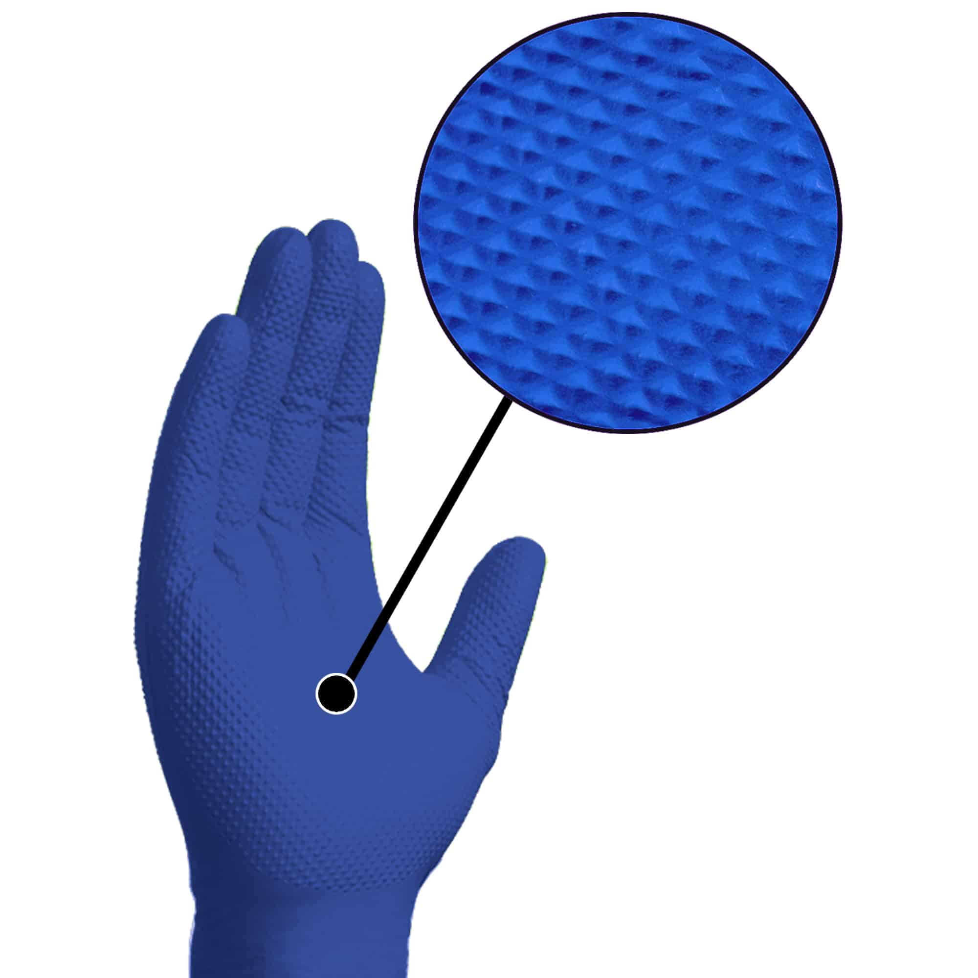 GLOVEWORKS Royal Blue Nitrile Latex Free Disposable Gloves Walmart