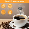 thumbnail image 2 of HLONK Candy Thermometer with Long Probe and Pot Clip Instant Read Food Thermometer High Accuracy Cooking Thermometer Multifunctional Digital Thermometer for Coffee Milk Tea Beverages, 2 of 10