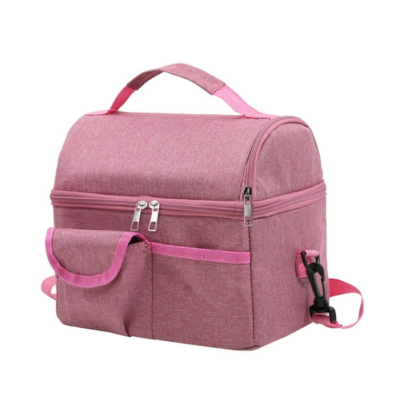 Rbaofujie Lunch Bag Insulated Lunch Bag for Women/Men-Reusable Lunch Box for Office Work School Picnic Beach - Leakproof Freezable Bag with Removable Shoulder Strap for Kids/Adult Women Lunch Bag