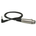 thumbnail image 2 of Hosa XVS 102F - Microphone cable - mini-phone stereo 3.5 mm male right-angled to XLR3 female - 2 ft - shielded, 2 of 5