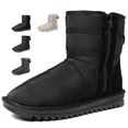 thumbnail image 1 of Snow Boots for Women, Warm Boots Waterproof Short Winter Boots Side Zipper Anti Slip Boots Ankle Snow Bootie Comfort Shoes, 1 of 9