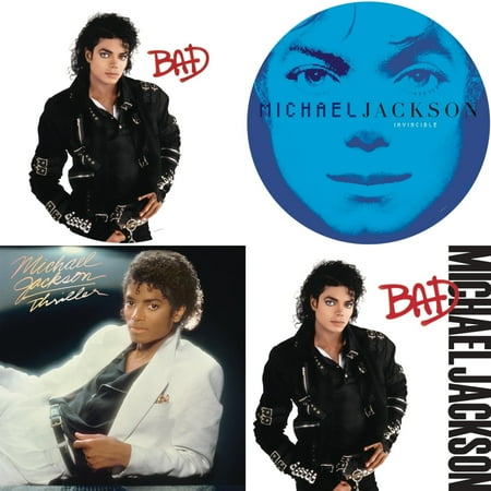Bad (Picture Disc) & Invincible (2LP/Picture Disc) & Thriller (140G/Gatefold) & Bad (140G/Gatefold)