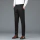 thumbnail image 3 of Pantalones de traje rectos para hombre, pantalones negros de verano para hombre, 9 pantalones cortos, reseñas coreanas, muchos elegantes, de alta calidad, 2024 con estilo, 3 of 5