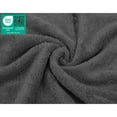 thumbnail image 3 of American Soft Linen Luxury 4 Piece Washcloth Set, 100% Cotton Turkish Washrags and Washcloths, Dark Grey, 3 of 6