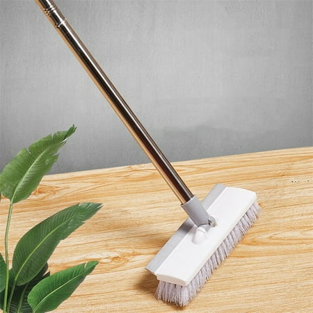 

Holiday Clearance! Dvkptbk Home Improvement Floor Scrub Brush With Long Handle 2 In 1 Scrape And Brush Tub And Tile Brush For Cleaning Bathroom Patio Kitchen Wall